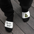 FortheBAG! black white top Men’s slides