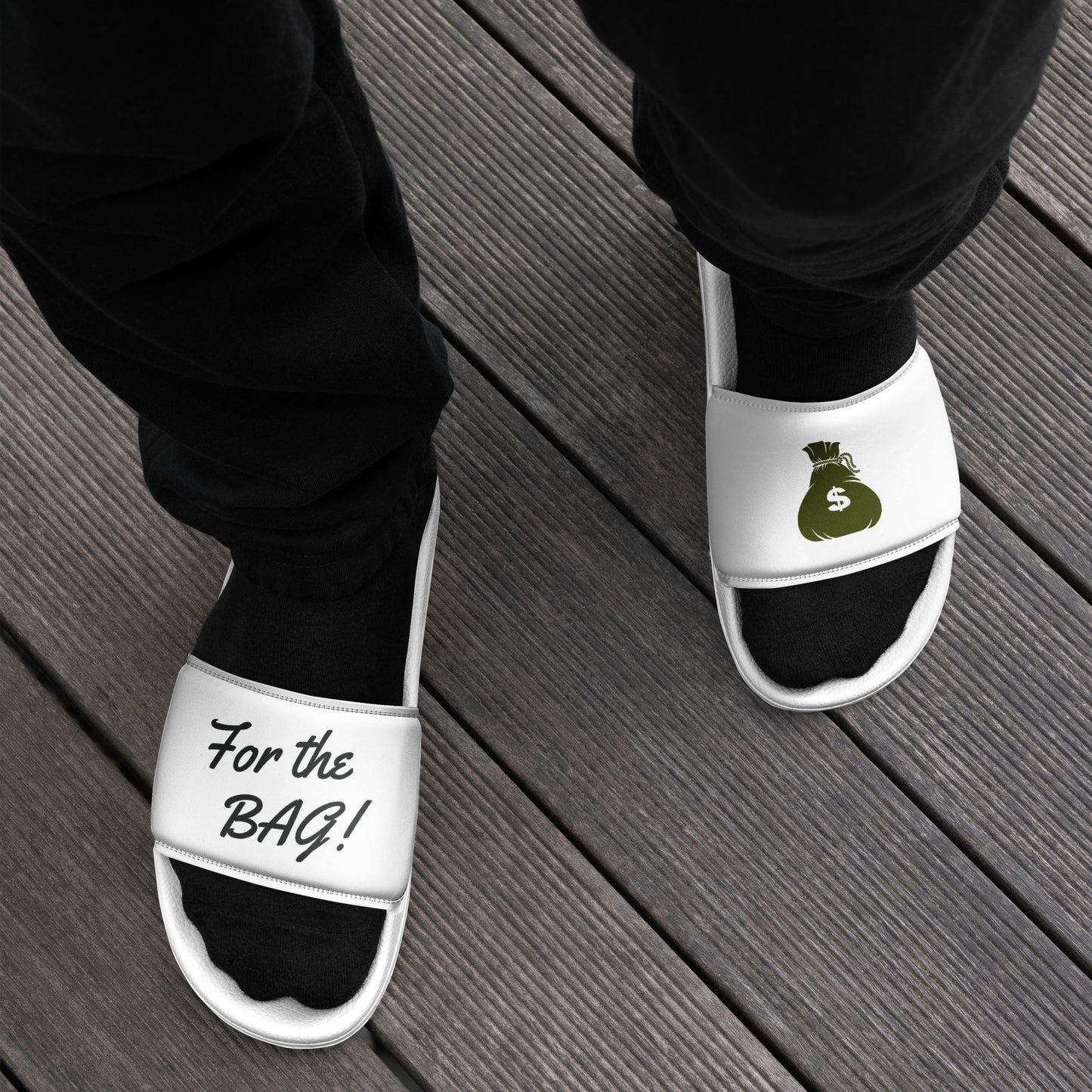 FortheBAG! All white Men’s slides